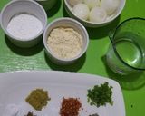 A picture of step 1 of Egg pakora.