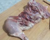صورة لخطوة 1 من وصفة افخاذ دجاج محشية