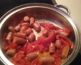 Foto del paso 2 de la receta: Fideos con salchichas