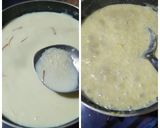 A picture of step 2 of Kesari-Sama Rice Kheer.
