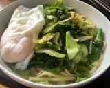 A picture of step 4 of Vegetable Okinawa soba.