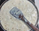 A picture of step 2 of Tri colour coconut 🥥burfi/tiranga recipe independence day.