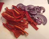 A picture of step 1 of Chicken fajitas.