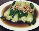 Foto langkah ke 4 dari resep Pokcoy with garlic sauce tiram.