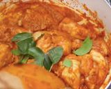 รูปขั้นตอนการทำที่ 2 ของ แกงคั่วฟักทองสันในไก่