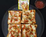 A picture of step 1 of Bread Pizza.