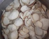 A picture of step 1 of Sweet Potato Crisps/Chips.