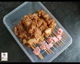 รูปขั้นตอนการทำที่ 6 ของ หมูปิ้ง (เมนูอาหารเด็ก) เมนูข้าวกล่อง