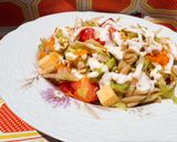 Foto del paso 2 de la receta: Ensalada fresca de pollo y pasta integral
