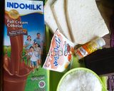 Foto langkah ke 1 dari resep Puding brownies lumer vla tepung custard.