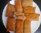 Foto langkah ke 11 dari resep Lumpia isi bihun saus spageti.
