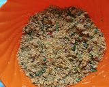 A picture of step 2 of Sattu Paratha.