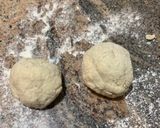 A picture of step 3 of Emilys Easiest Flat Breads.