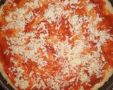 A picture of step 3 of Beef Tikka pizza.