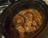 A picture of step 12 of Slow Cooker Salisbury Steak.