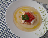 Foto del paso 3 de la receta: Vichyssoise con tomate y gambas