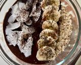 Foto del passaggio 3 della ricetta Porridge con hummus al cacao 🍌🥥