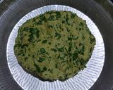 A picture of step 1 of Cheesy palak paratha.