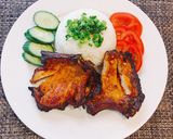 Hình bước làm 8 của món Cơm Sườn Nứơng Ướp Sốt Cà Chua “Tomato sauce”🍅🍅