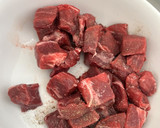 Foto del paso 1 de la receta: Carne en salsa con tomate - Receta de Batch Cooking