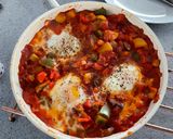 A picture of step 5 of Shakshuka.