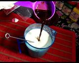 A picture of step 6 of Chocolate Tress leches Cake.