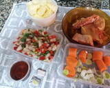 Foto del paso 2 de la receta: Pollo de campo guisado con curry