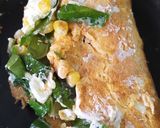 Foto del paso 3 de la receta: Omelette de acelga, queso de cabra y choclo