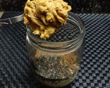 A picture of step 3 of Cocoa Peanut Butter Overnight Oats.