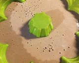 Une image de l'étape 1 de Flan aux pommes /chocolat.