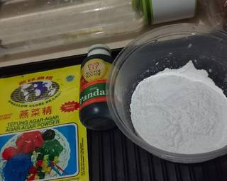 Es Cendol Susu (pake agar-agar) - Step 1