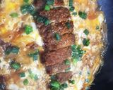 A picture of step 7 of Easy! Sweet Katsudon with Soft-Boiled Eggs.