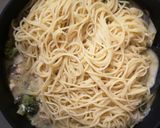 Spaghetti z kurczakiem i brokułem krok przepisu 5 zdjęcie