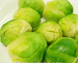 A picture of step 2 of Brussels Sprouts Wrapped in Prosciutto Skewers (Appetizer).