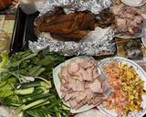 Hình bước làm 2 của món Salad thịt luộc