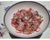Balzsamecetes snidlinges reteksaláta (vegán) recept fázis 4 fotója