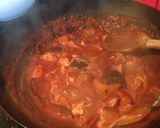 A picture of step 6 of Chicken and aubergine curry.