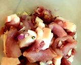 Hình bước làm 1 của món Bún nghệ