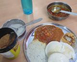 A picture of step 2 of #SIS#Little millet,idli rice,urad dal Soft Idli with chutney.