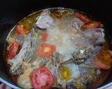 A picture of step 1 of Pishawri Mutton.