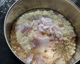 A picture of step 2 of Besan onion tomato chilla.