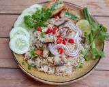 รูปขั้นตอนการทำที่ 4 ของ ข้าวผัดปลาทู