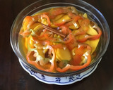 A picture of step 2 of California Farm sweet and sour mango salad.