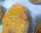 Foto del paso 5 de la receta Patatas rellenas de salsa calçots, jamón serrano y queso