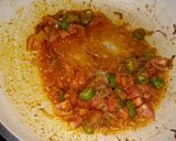 A picture of step 3 of Mince chicken(keema karahi).