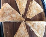A picture of step 1 of Fried Tortilla Nachos.