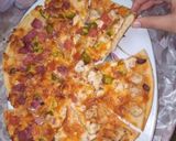 صورة لخطوة 5 من وصفة بيتزا جامبو 🍕🥰⁦❤️⁩