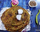 पंजाबी मेथी आलू पराठा (punjabi methi aloo paratha recipe in hindi) रेसिपी चरण 8 फोटो