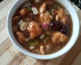 A picture of step 6 of Kung Pao Chicken.