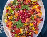 A picture of step 7 of Pomegranate salad.